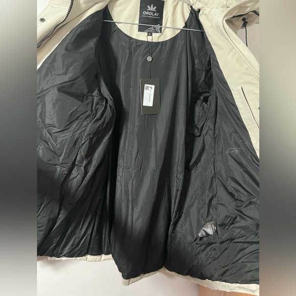 New Orolay Women's Full Zip Slant Pocket Hooded Puffer Down Coat Jacket Size XL - Picture 9 of 11